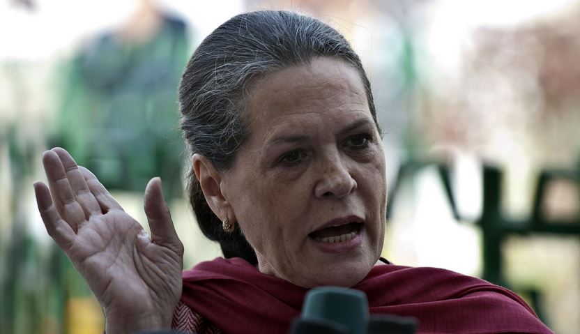 Sonia Gandhi, President of the Indian National Congress