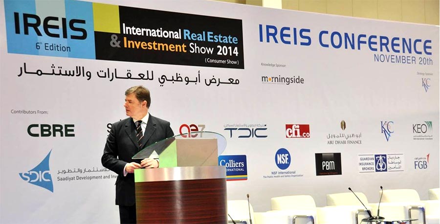 The 6th annual International Real Estate and Investment Show – IREIS 2014, the real estate event in Abu Dhabi.
