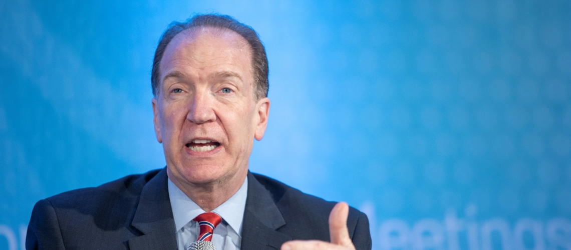 World Bank Group President David Malpass. Photo: © World Bank