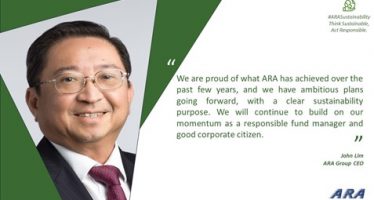 ARA: REIT Pioneer Wins Recognition for its Transformative Efforts in Sustainability