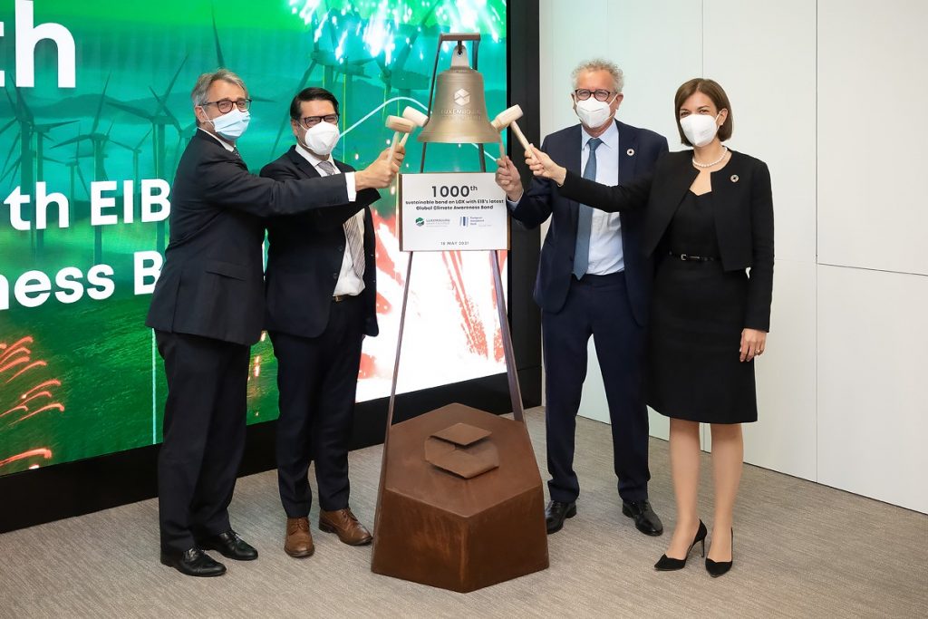 From left to right: Aldo Romani, Ricardo Mourinho Félix, Pierre Gramegna and Julie Becker