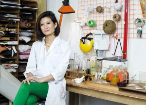 Founder of The Fabrick Lab and chief material innovator at Nature Squared: Elaine Yan Ling Ng