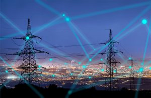 Electricity transmission pylons - energy sector