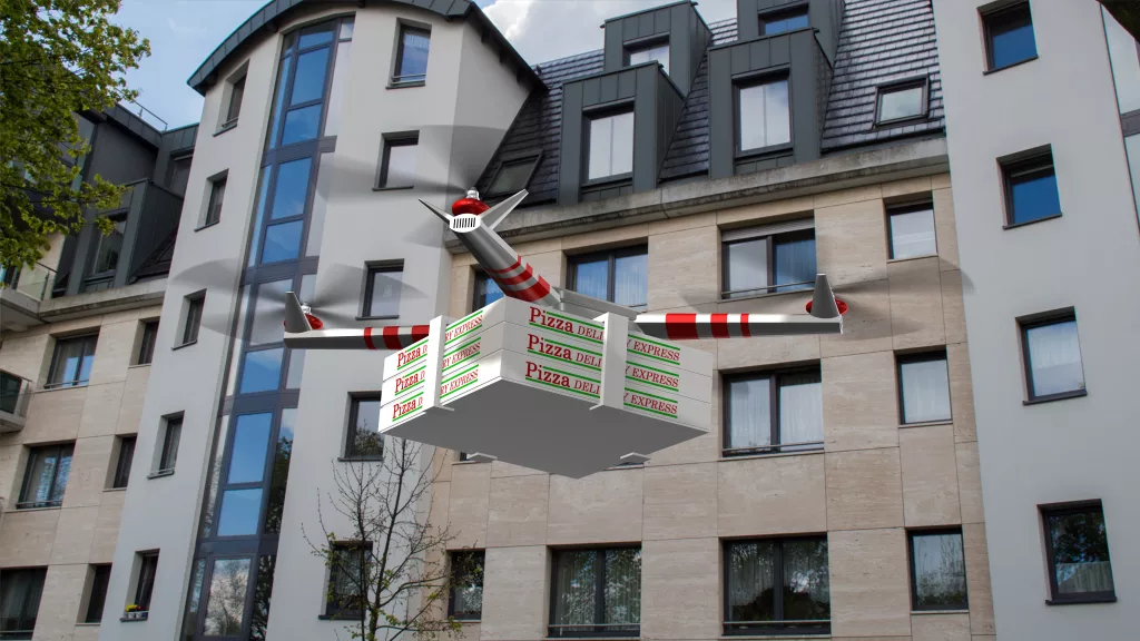 Pizza-Delivery-drone