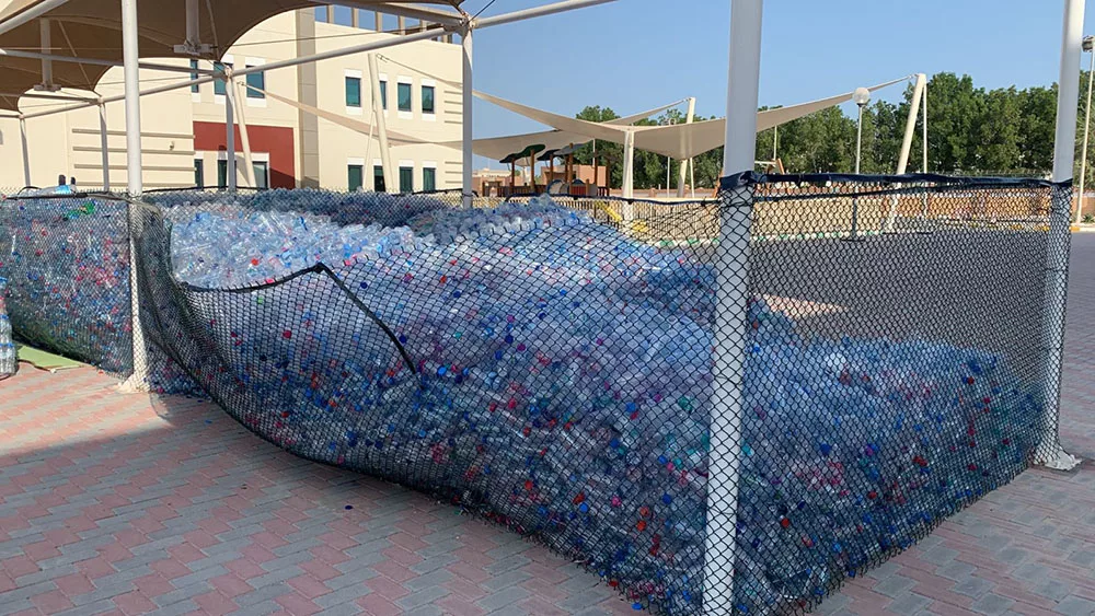 Plastic bottles for recycling