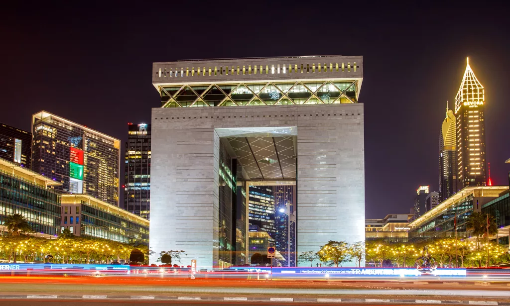 The Access Bank UK DIFC/Dubai Branch situated in the iconic Gate Building of Dubai International Financial Centre