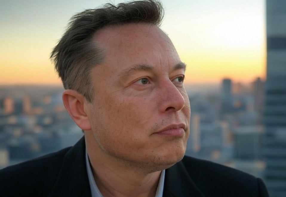 Elon Musk. Image generated by Grok