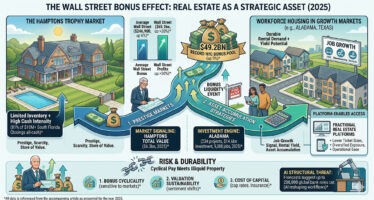 Bonus Season Goes Brick-and-Mortar: How Wall Street Pay Is Repricing US Property