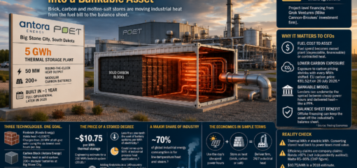 Heat on Contract: Industrial Storage Turns Cheap Hours into a Bankable Asset